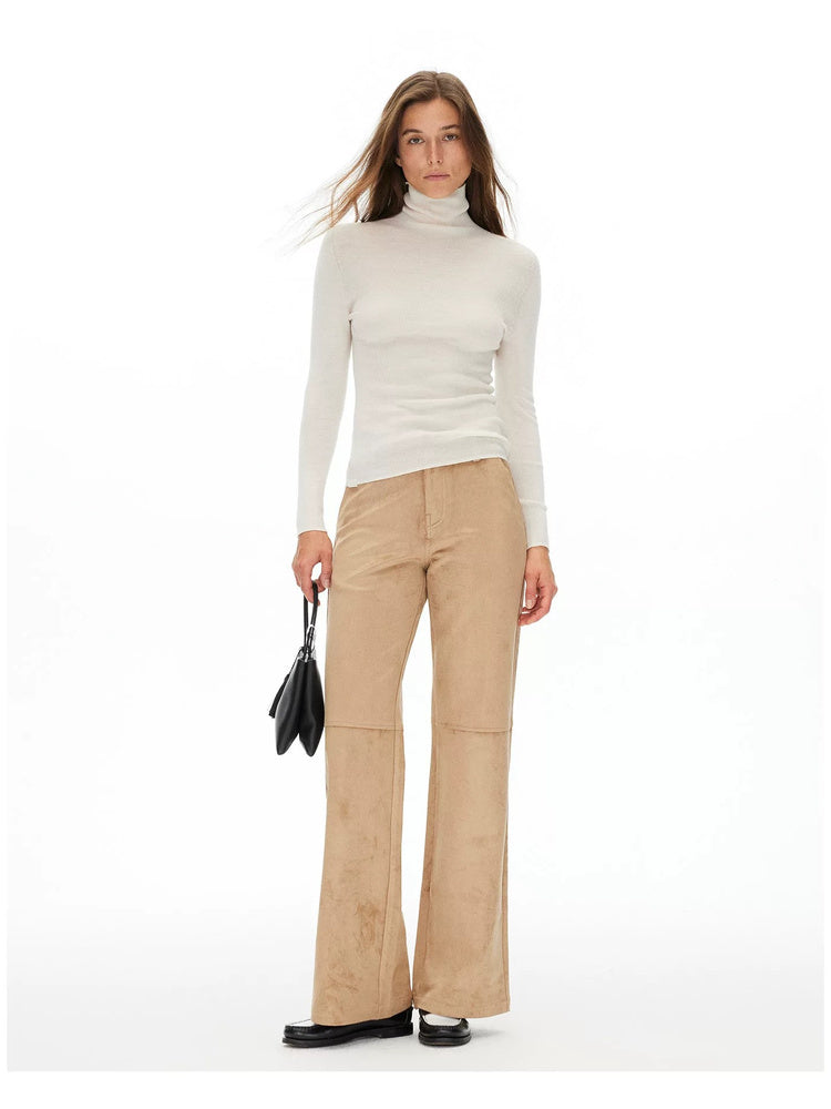 D.PERCENT Pure Wool Turtleneck or Mock-Neck Top - view 6