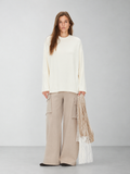 D.PERCENT Fine-Knit Long-Sleeve Crew-Neck Top - view 1