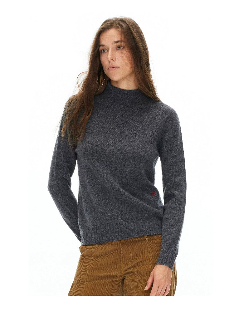 D.PERCENT Wool-Cashmere Mock-Neck Sweater - view 4