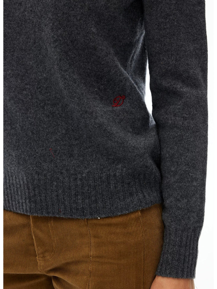 D.PERCENT Wool-Cashmere Mock-Neck Sweater - view 5
