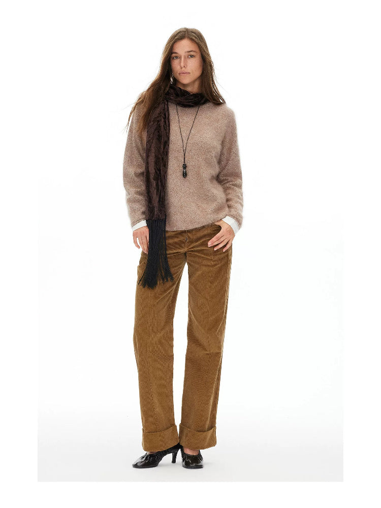 D.PERCENT Brushed Wool-Blend Sequin Sweater - view 2