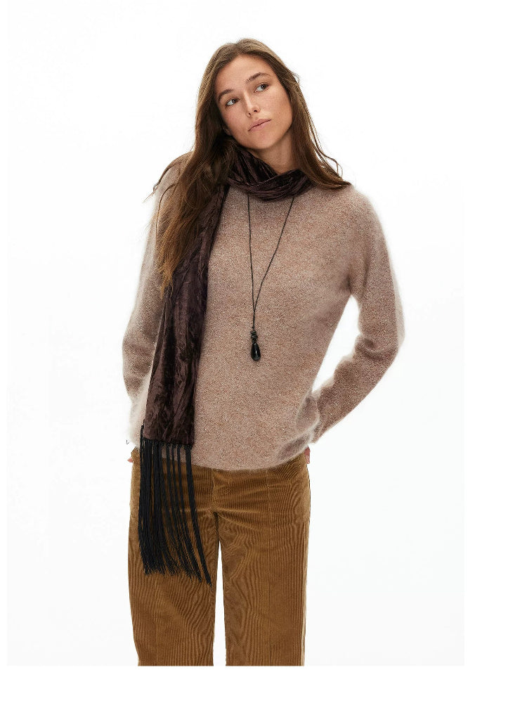 D.PERCENT Brushed Wool-Blend Sequin Sweater - view 6