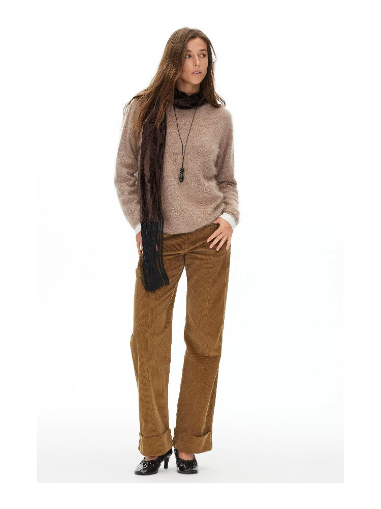 D.PERCENT Brushed Wool-Blend Sequin Sweater - view 7