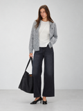 D.PERCENT Dark-Wash Wide-Leg Jeans - view 1