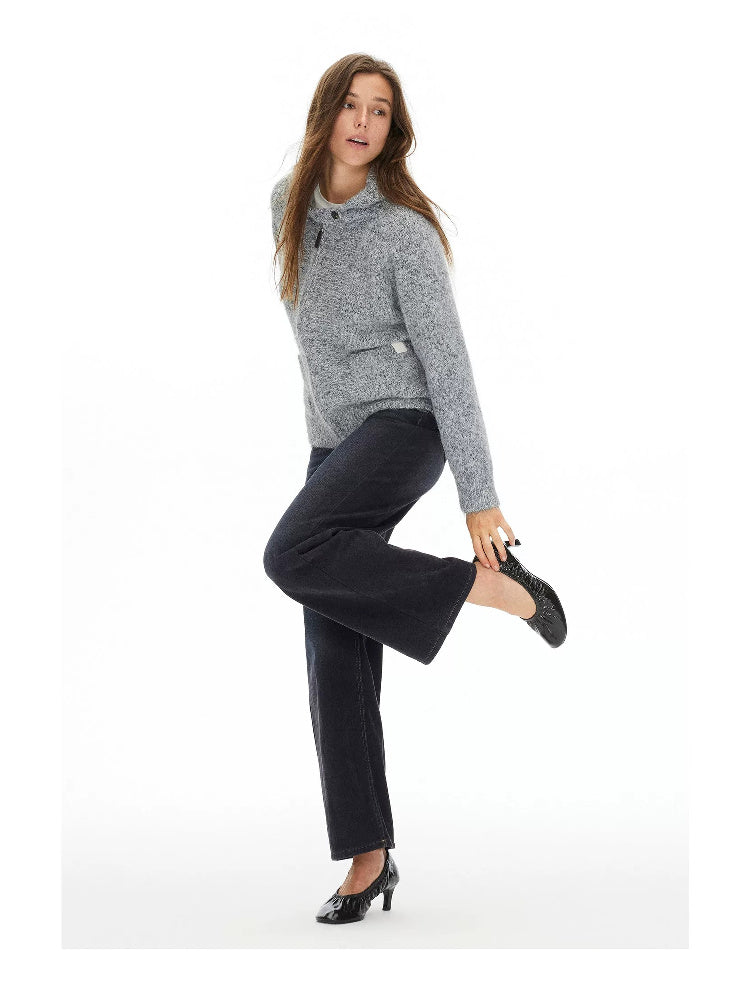 D.PERCENT Dark-Wash Wide-Leg Jeans - view 7