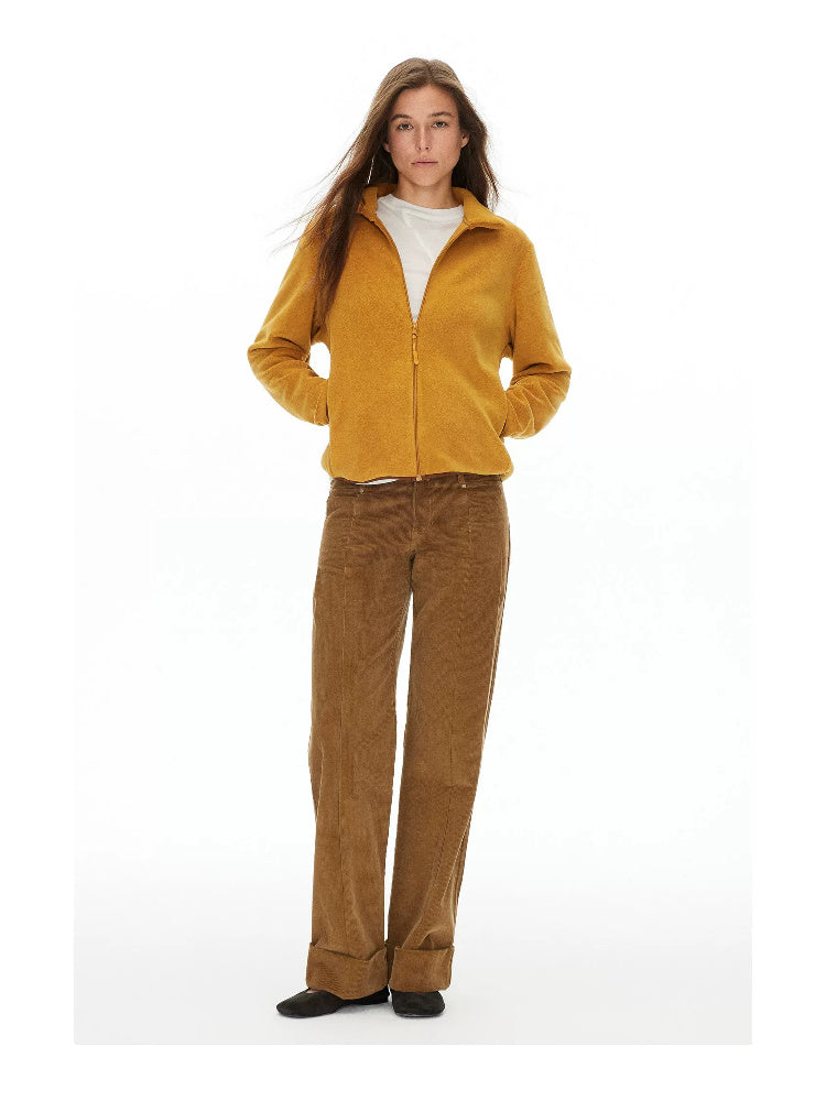 D.PERCENT Cotton Corduroy Straight-Leg Pants - view 6