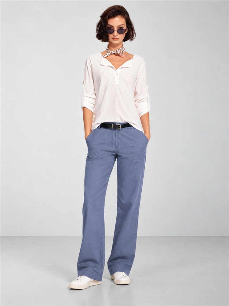2AM POETRY Relaxed Wide-Leg Trousers