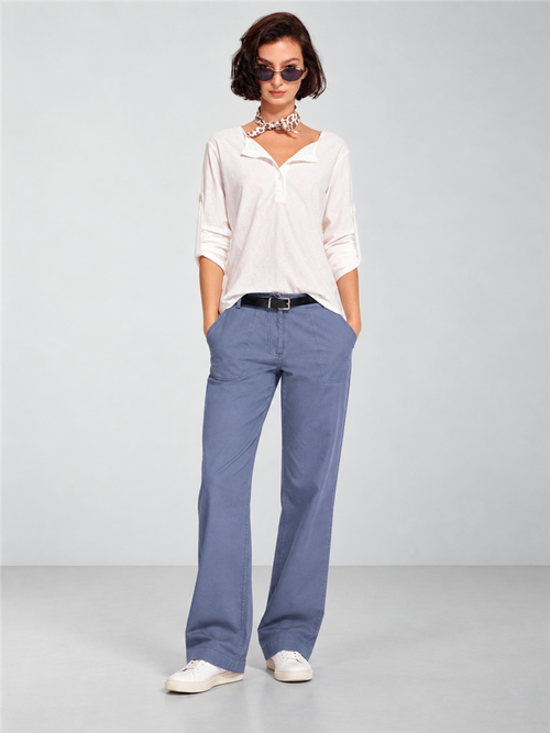 2AM POETRY Relaxed Wide-Leg Trousers