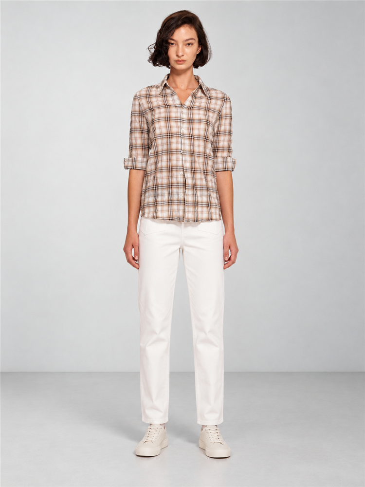 2AM POETRY Gingham Short-Sleeve Shirt