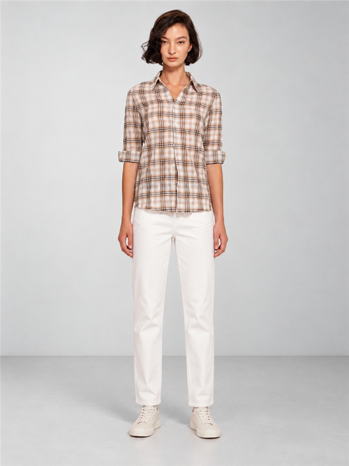 2AM POETRY Gingham Short-Sleeve Shirt