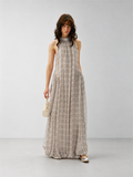 2AM POETRY Plaid Sleeveless Maxi Dress