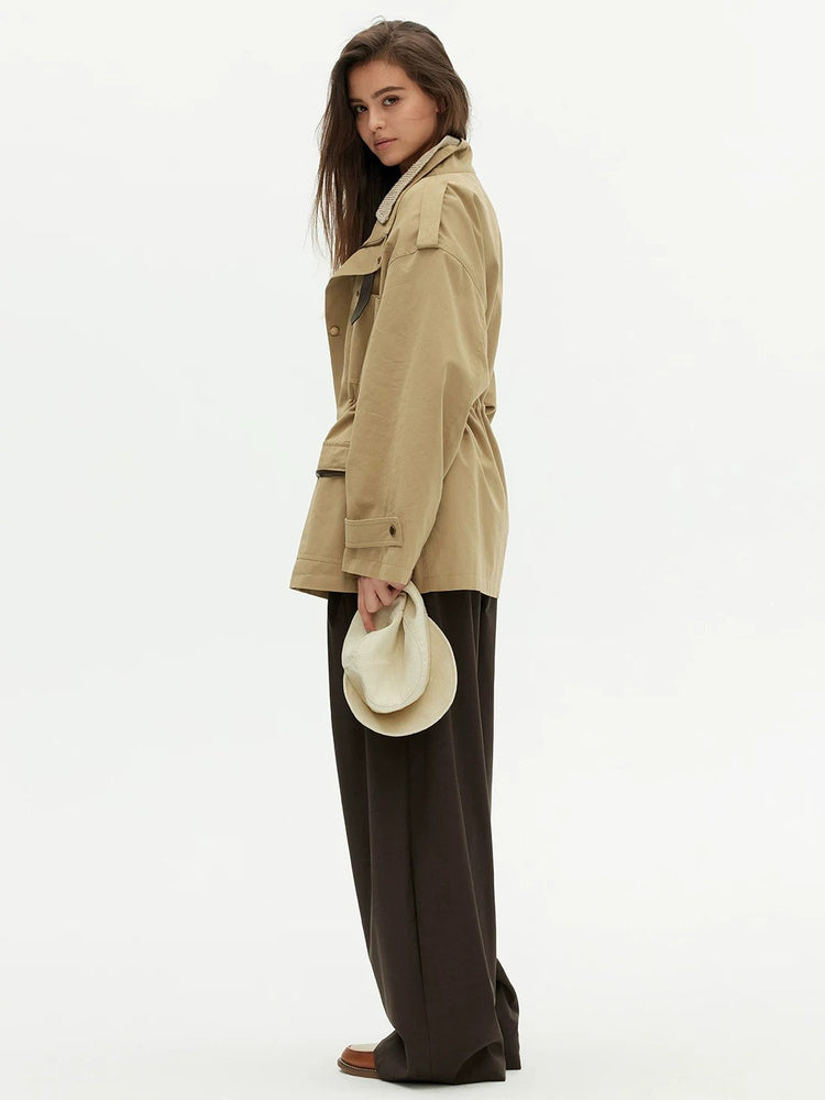 D.PERCENT Drawstring Utility Jacket