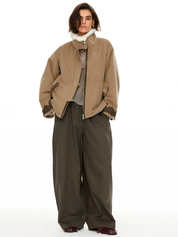 D.PERCENT Relaxed Wide-Leg Pants
