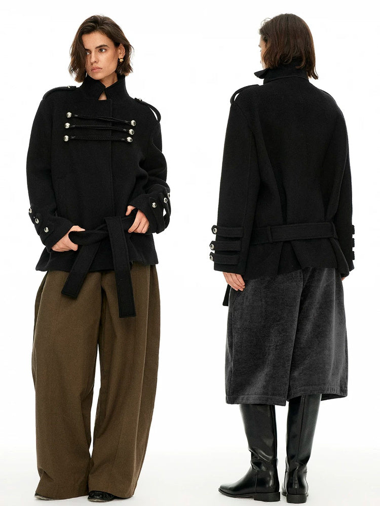 D.PERCENT Military Cape Jacket