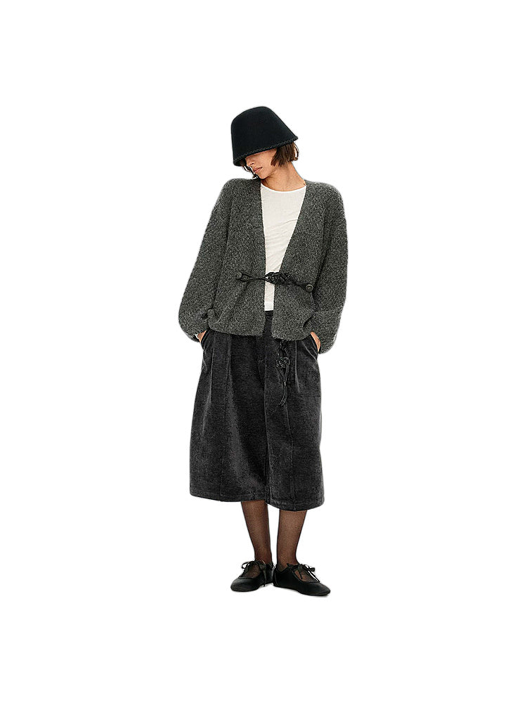 D.PERCENT Wool Cloche Hat