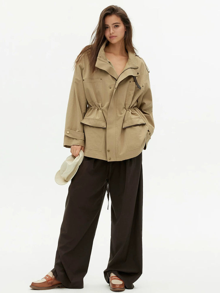 D.PERCENT Drawstring Utility Jacket