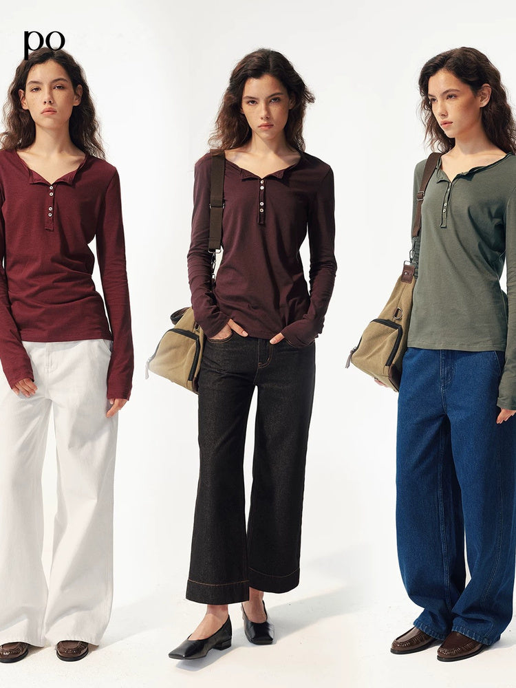 2AM POETRY Fine-Knit Long-Sleeve Top