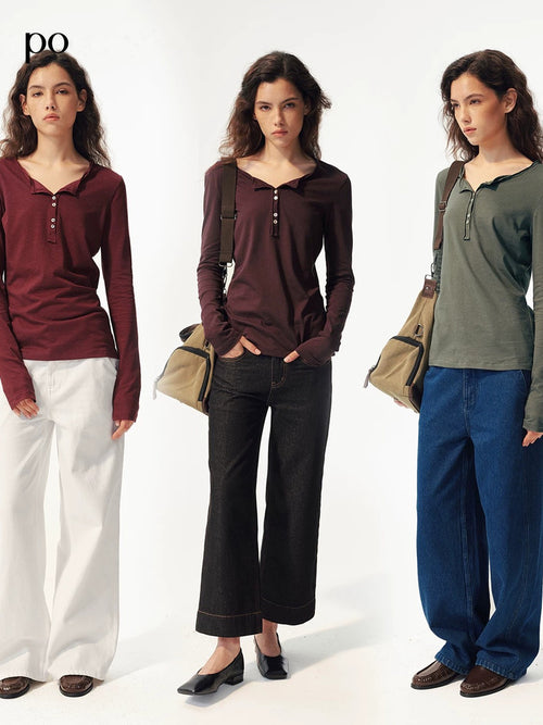 2AM POETRY Fine-Knit Long-Sleeve Top