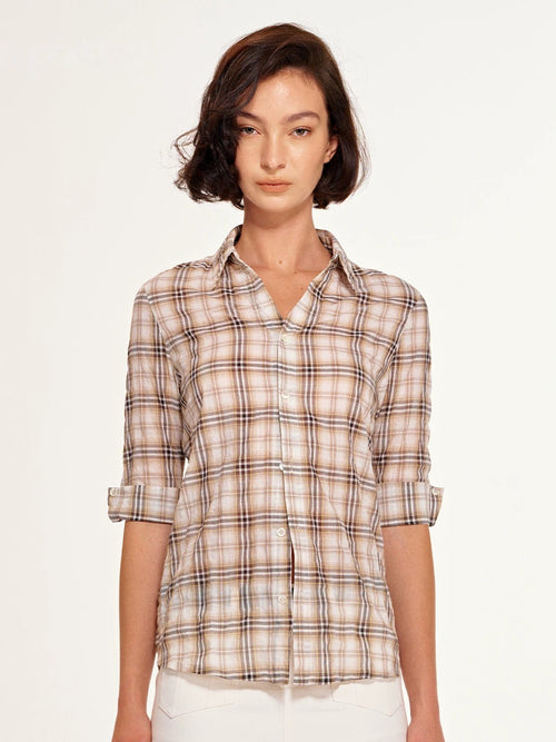 2AM POETRY Gingham Short-Sleeve Shirt