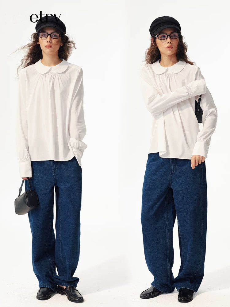 2AM POETRY Relaxed Button-Down Shirt