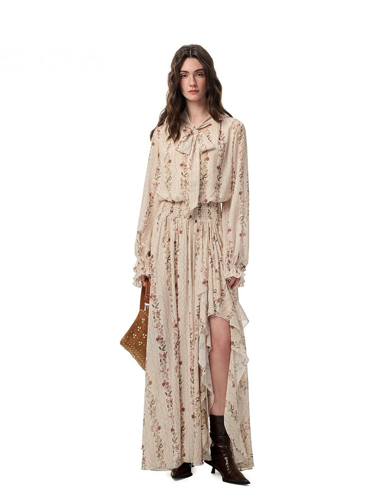 SHROENRO Bohemian Floral Maxi Dress