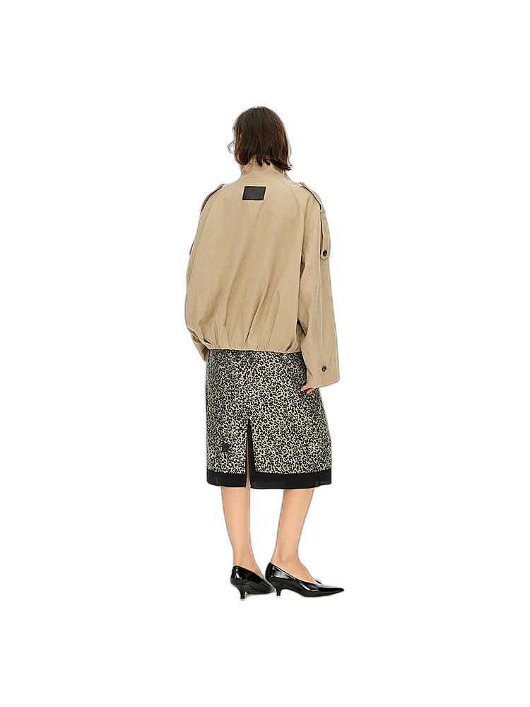 D.PERCENT Asymmetric Double-Breasted Jacket