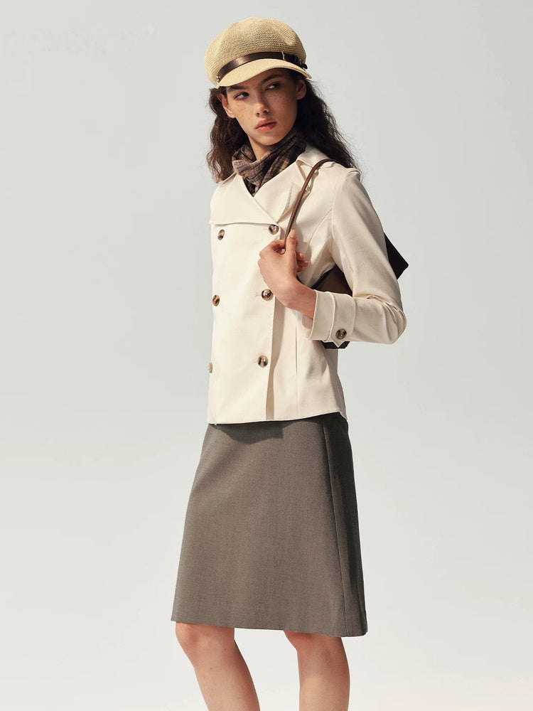2AM POETRY Textured Collarless Jacket