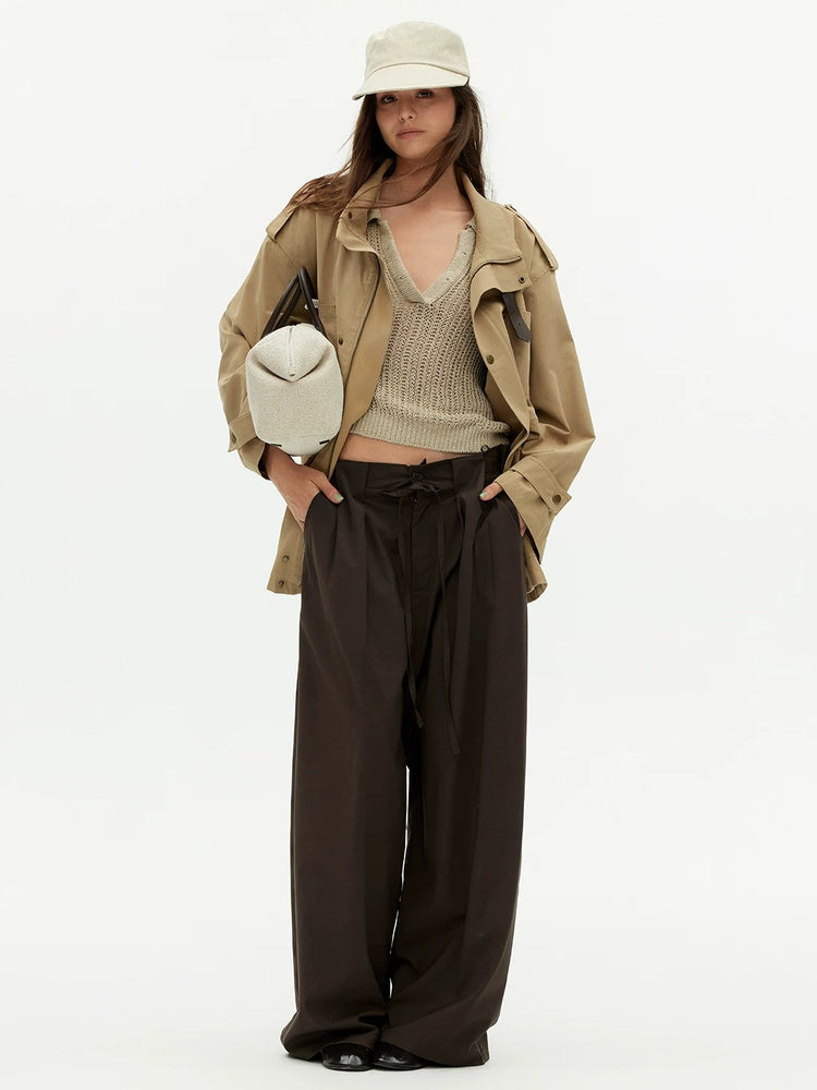 D.PERCENT Drawstring Utility Jacket