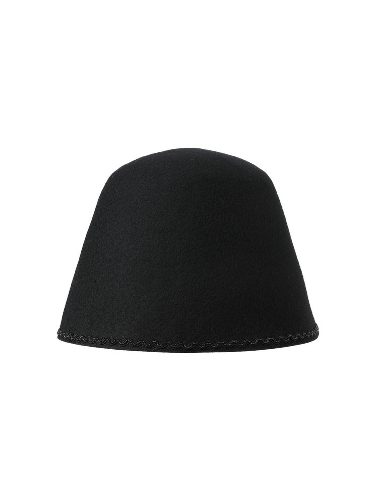 D.PERCENT Wool Cloche Hat