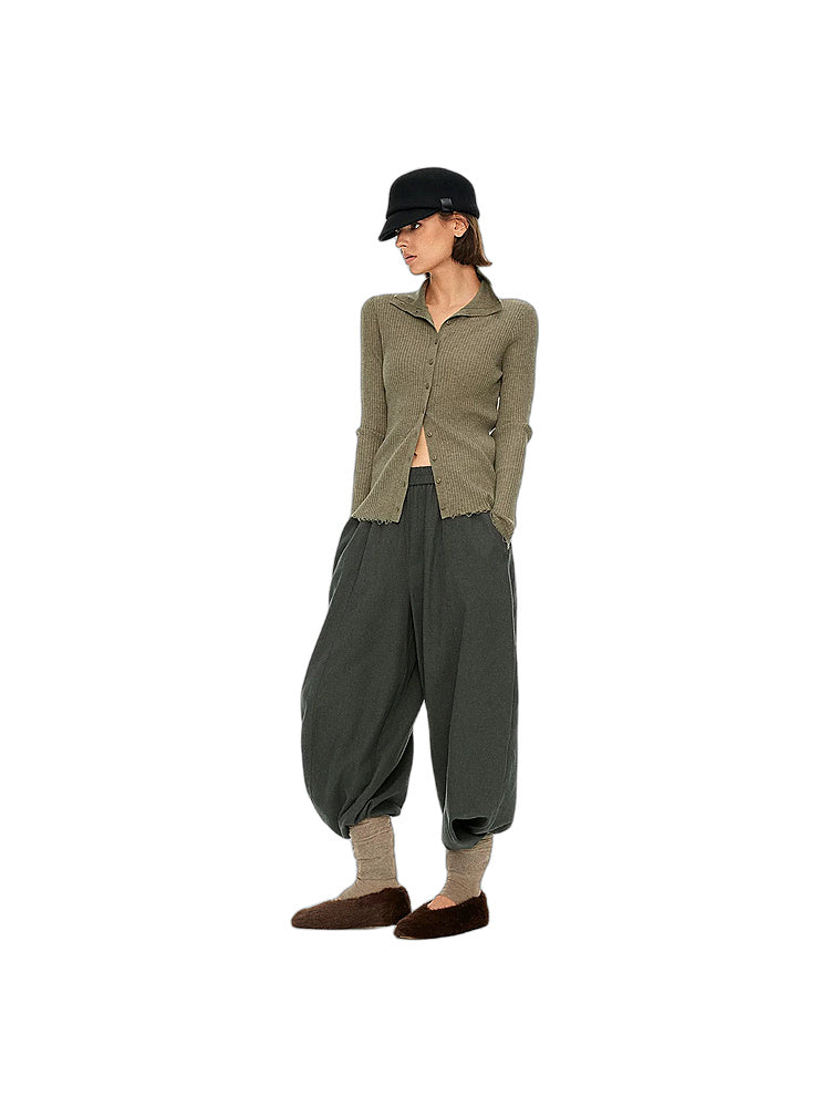 D.PERCENT Relaxed Wide-Leg Pants