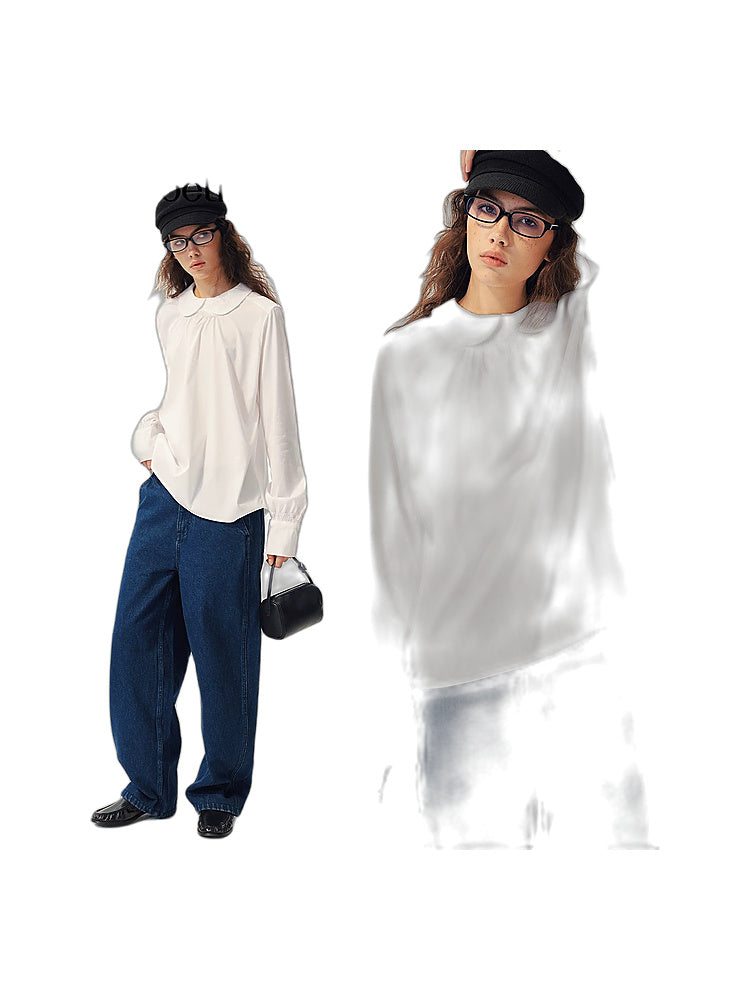 2AM POETRY Relaxed Button-Down Shirt