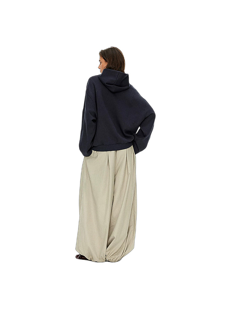 D.PERCENT Hooded Zip-Up Sweatshirt