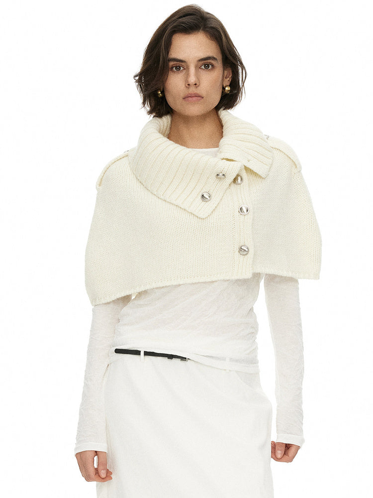 D.PERCENT Knit Cape and Base Layer Set