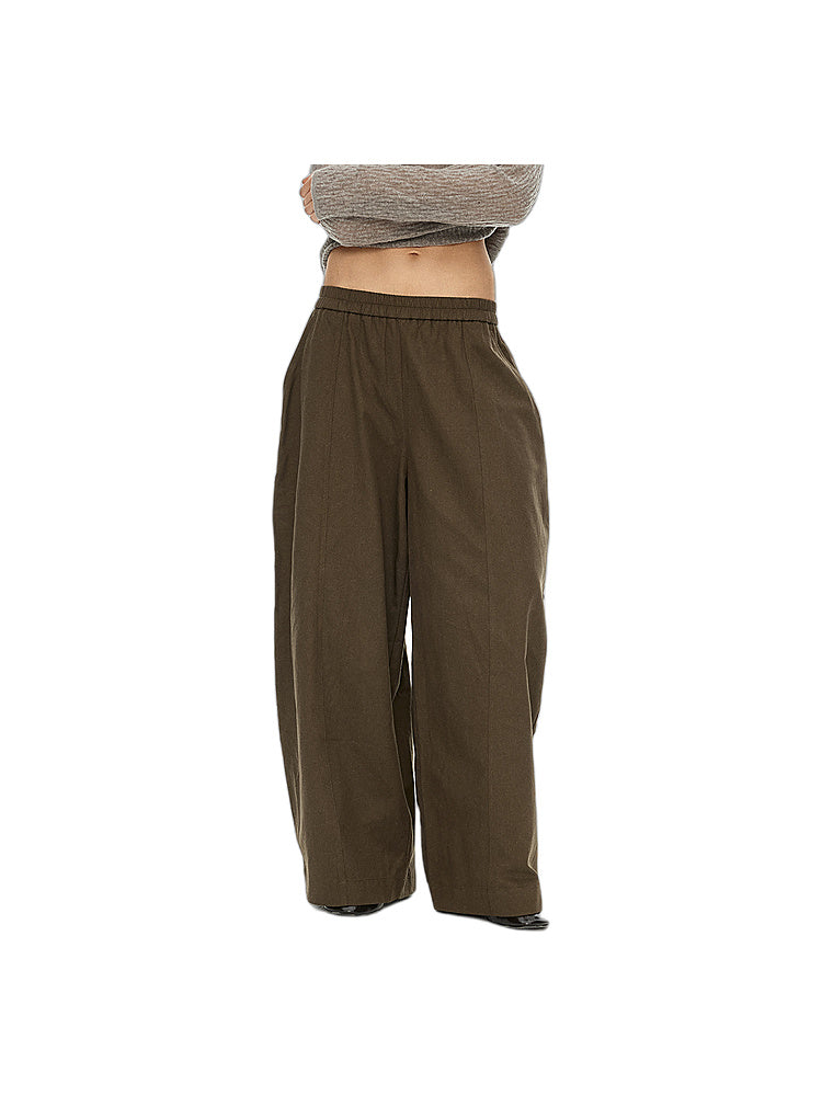 D.PERCENT Relaxed Wide-Leg Pants