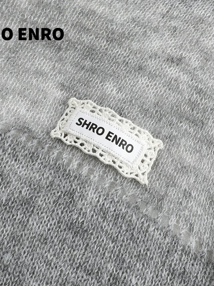 SHROENRO Layered Knit Three-Piece Set