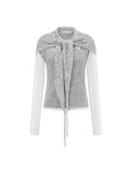 SHROENRO Layered Knit Three-Piece Set