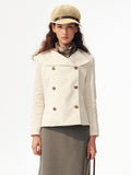 2AM POETRY Textured Collarless Jacket