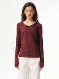 2AM POETRY Fine-Knit Long-Sleeve Top