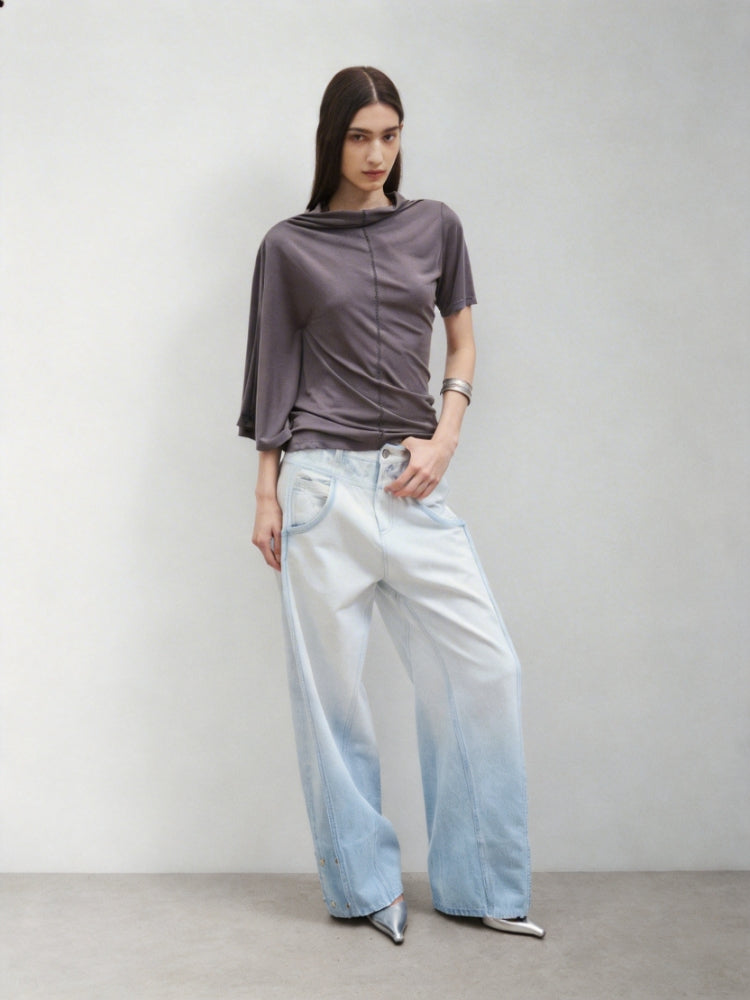 MEDIUM WELL Fishbone Embroidered T-shirt