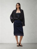 MEDIUM WELL Jacquard Drop Shoulder Cardigan