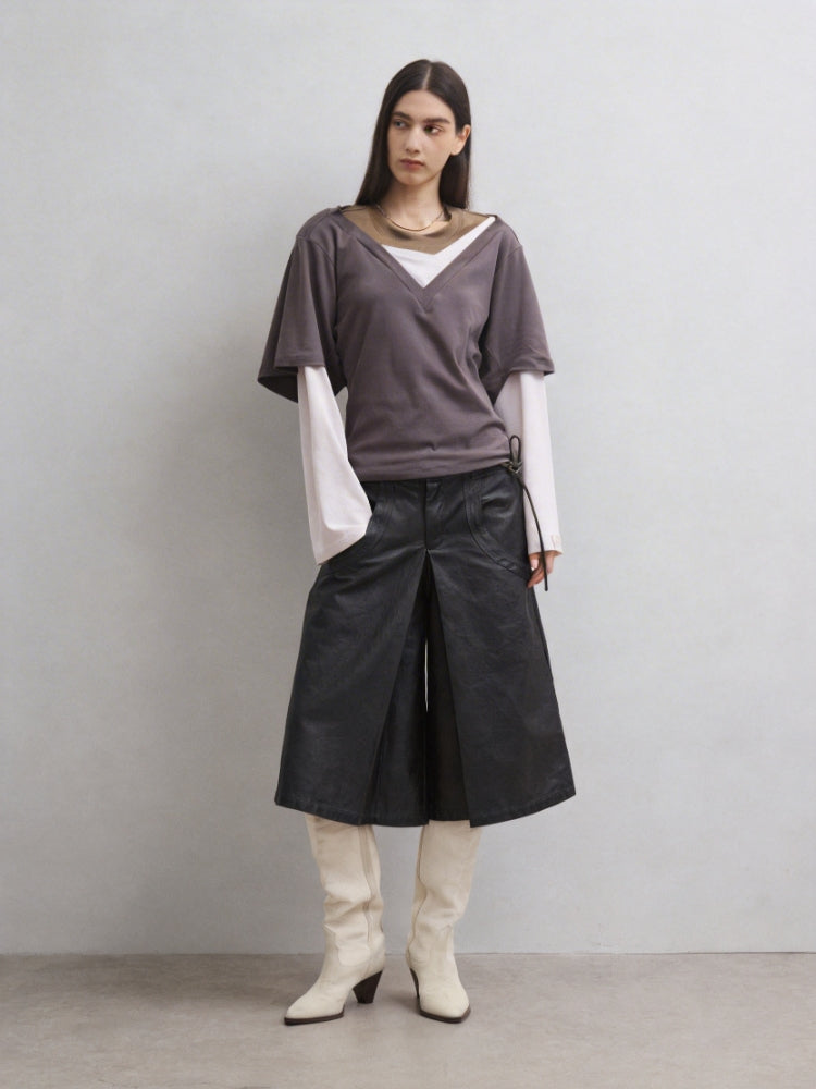 MEDIUM WELL Color Block T-shirt