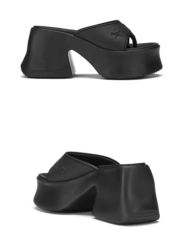 Original Design Peruru Capsule Series Platform Lifted Flare Heels