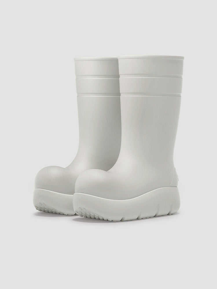 BEYS Waterproof Thick-Sole Ankle Boots — tall frost