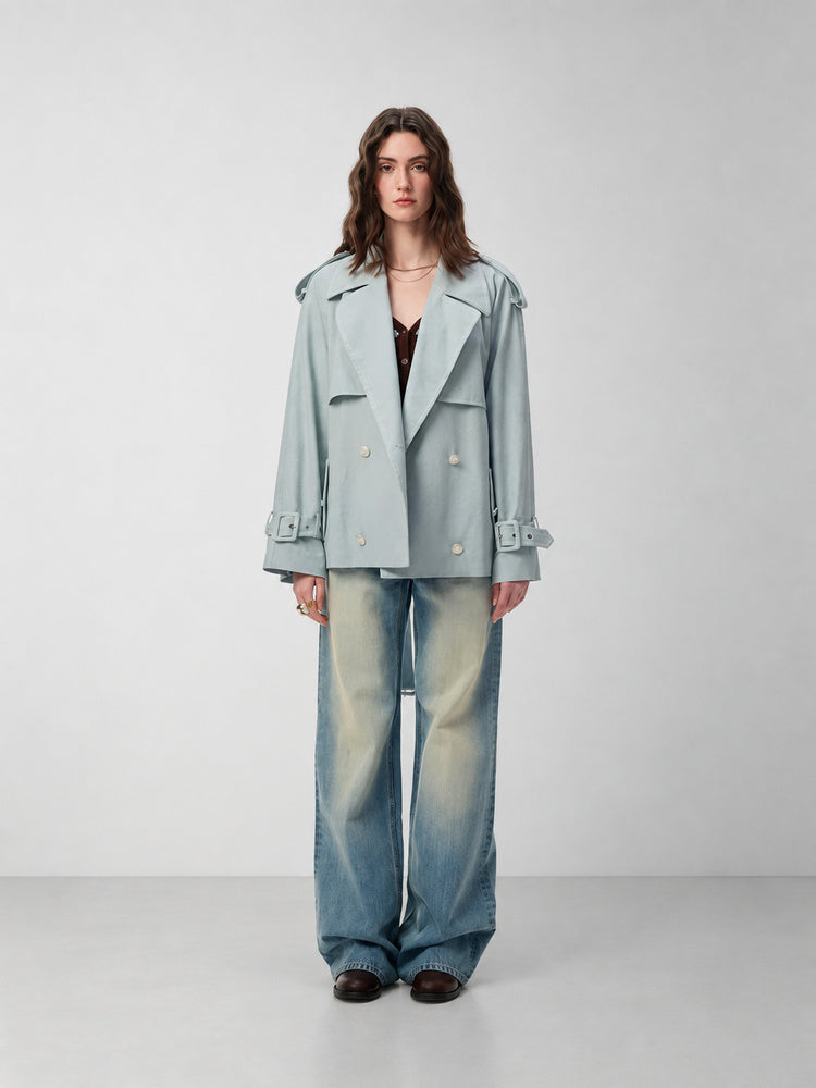 SHROENRO Embroidered Denim-Look Wide-Leg Jeans — natural studio lead image