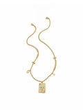 TOKOKKINO Escaping Bird Gem-Set Pendant Necklace