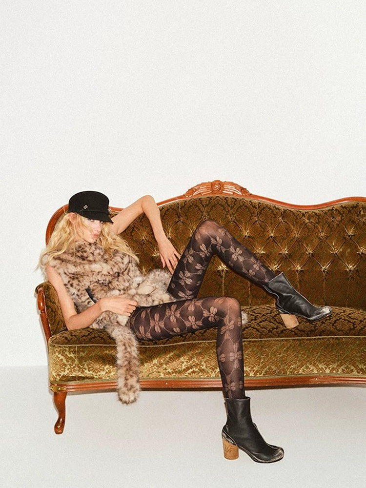 TOKOKKINO Floral Pattern Tights