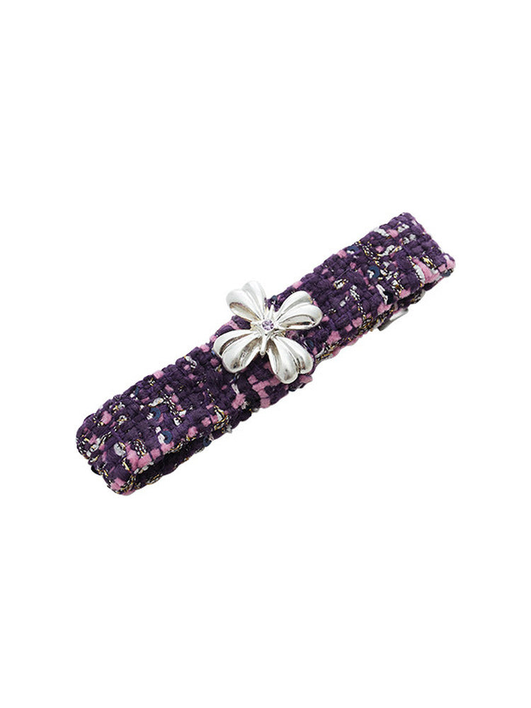 TOKOKKINO Old Era Purple Tweed Barrette