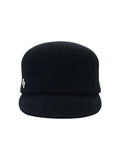 TOKOKKINO Black Wool Brim Cap