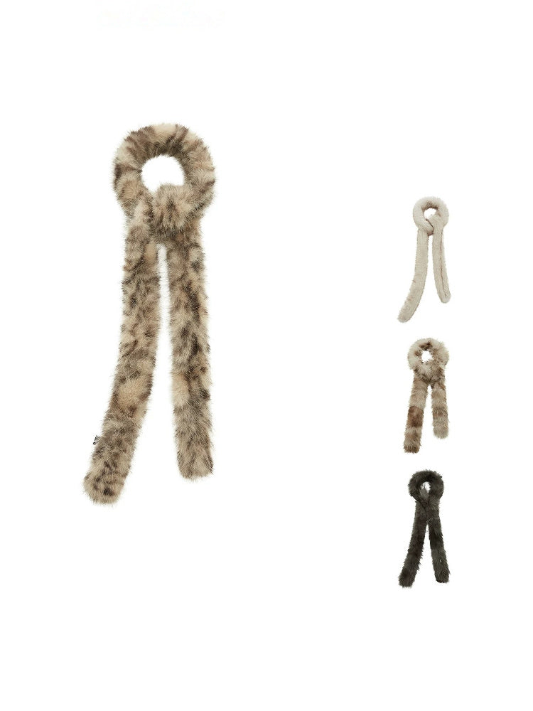 TOKOKKINO Faux-Fur Hair Tie Set