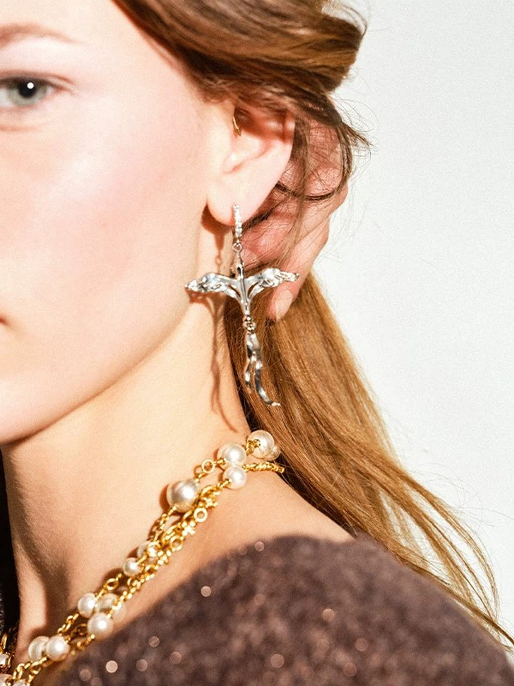 TOKOKKINO Flightless Wings Necklace and Earrings Separates